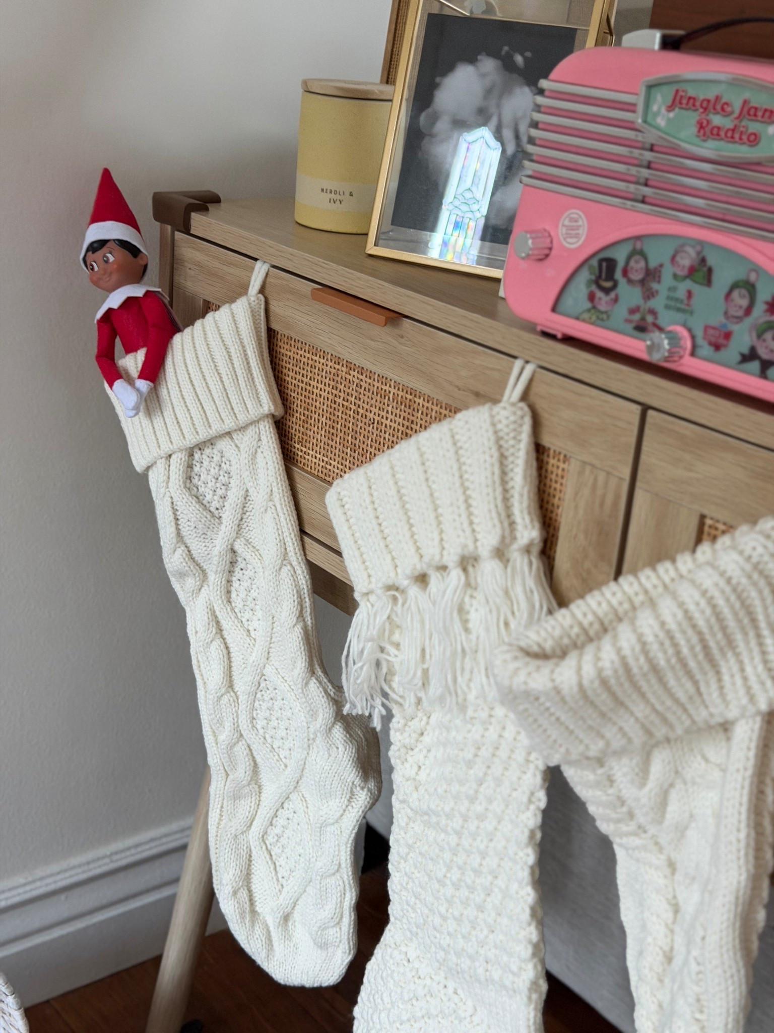 Cutest stockings 🎄🤍✨

#LTKHome #LTKFindsUnder50 #LTKHoliday