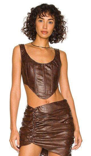 Lias Corset in Choc | Revolve Clothing (Global)
