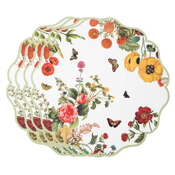 Field of Flowers Placemat Set/4 - Multi | Wayfair North America