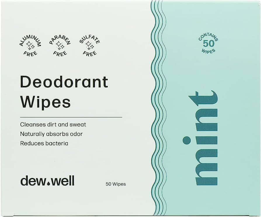 Dew Well - Refresh Deodorant Wipes - A Fresh Start When You’re On the Go - Aluminum, Paraben, a... | Amazon (US)