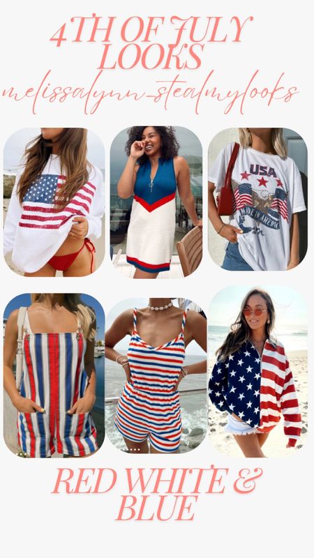 4th of July looks!

4th of July 
Summer outfit
Summer outfits 
Red, white and blue 
Beach outfit 
Coverup


#LTKSummerSales #LTKTravel #LTKSaleAlert