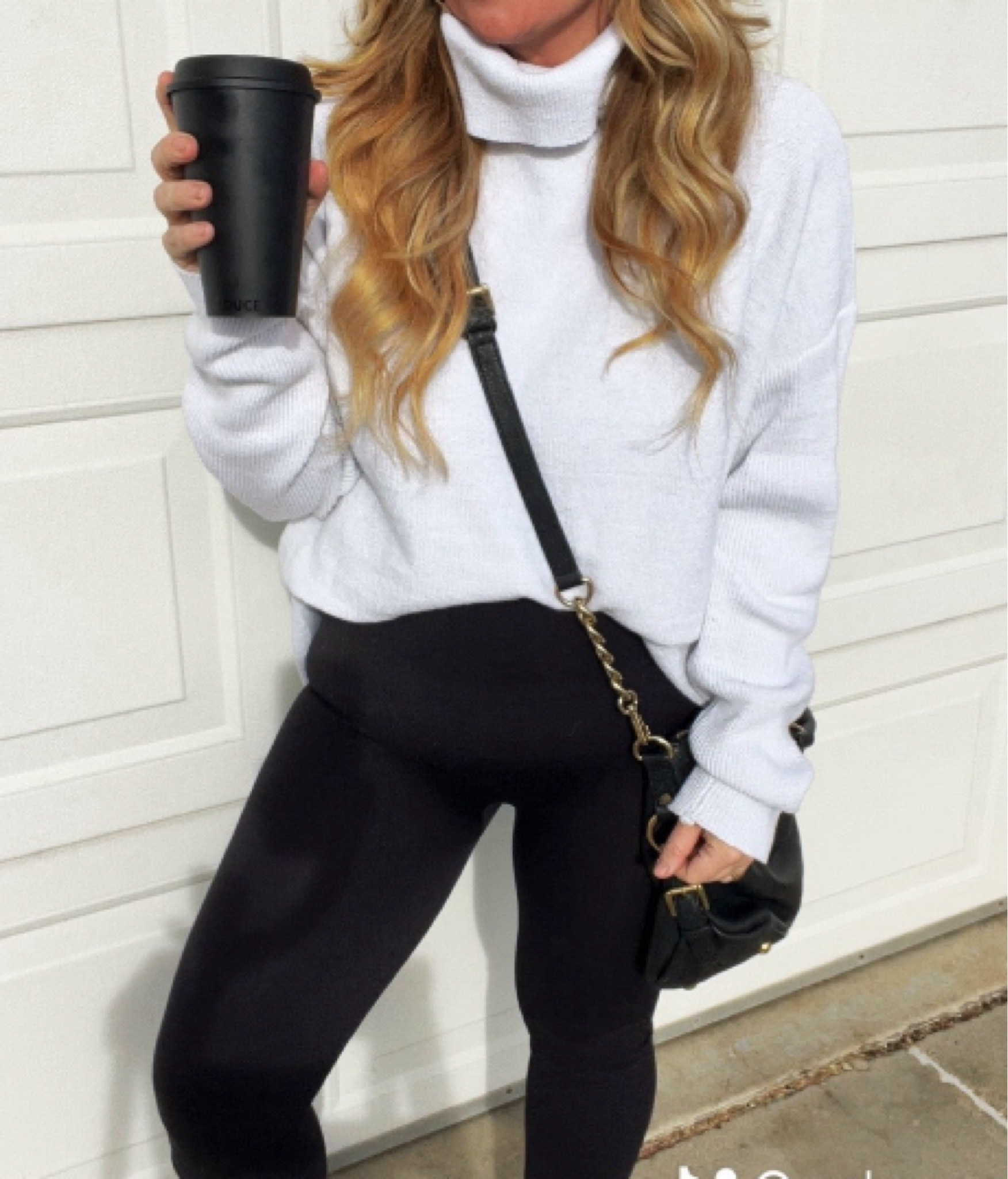 Oversized white sweater Walmart 