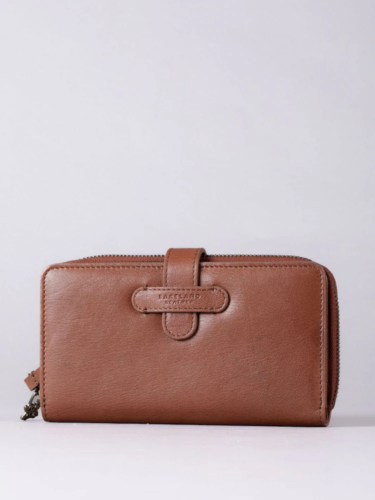 Lakeland Leather Brown Newby Tab Purse | Next US