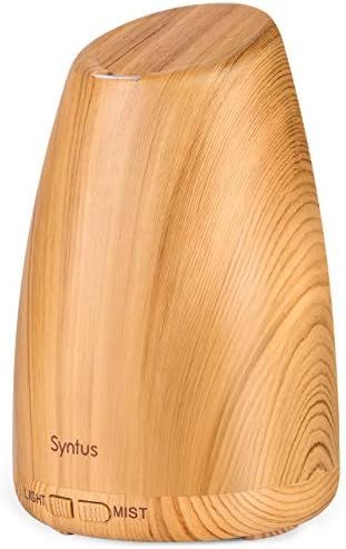 Syntus 150ML Essential Oil Diffuser Ultrasonic Aromatherapy Light Wood Grain Diffusers with Adjustab | Amazon (US)
