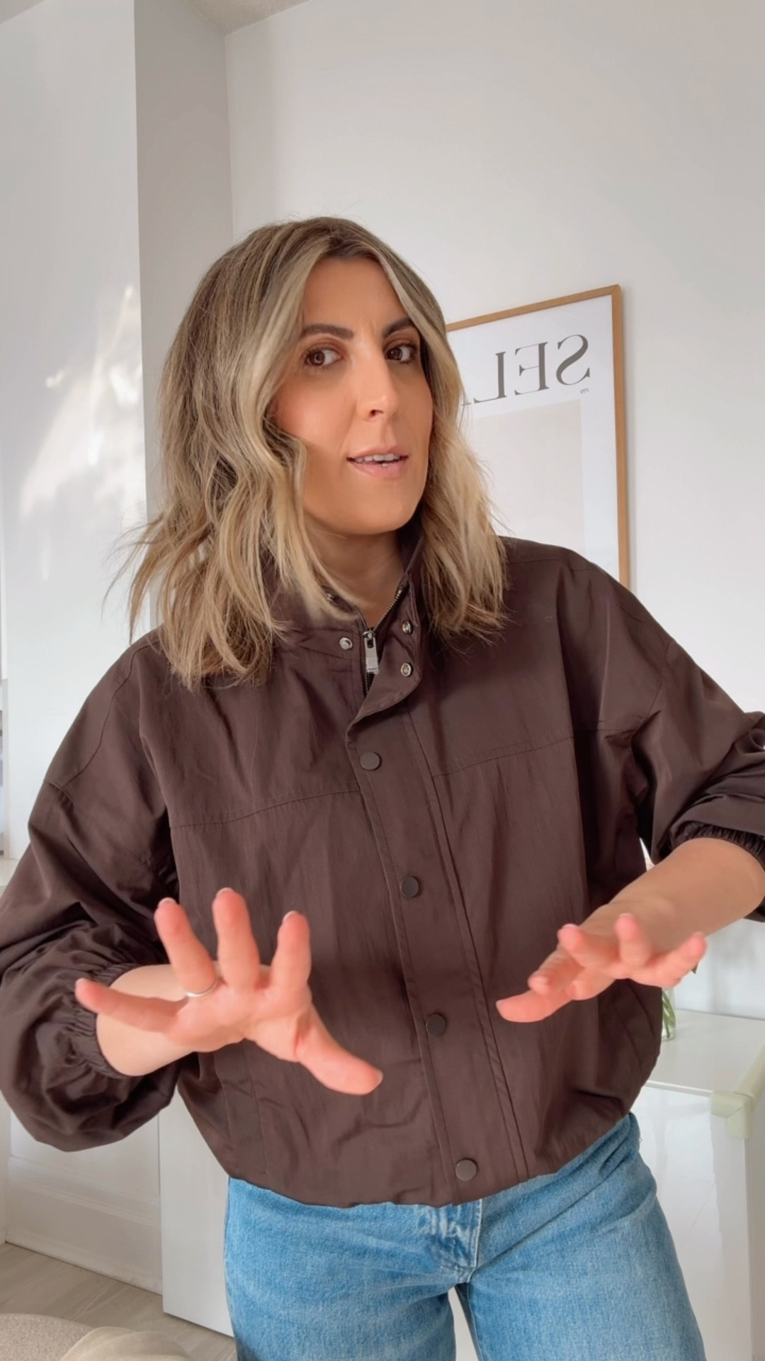 Brown spring jacket 🤎

#LTKootd