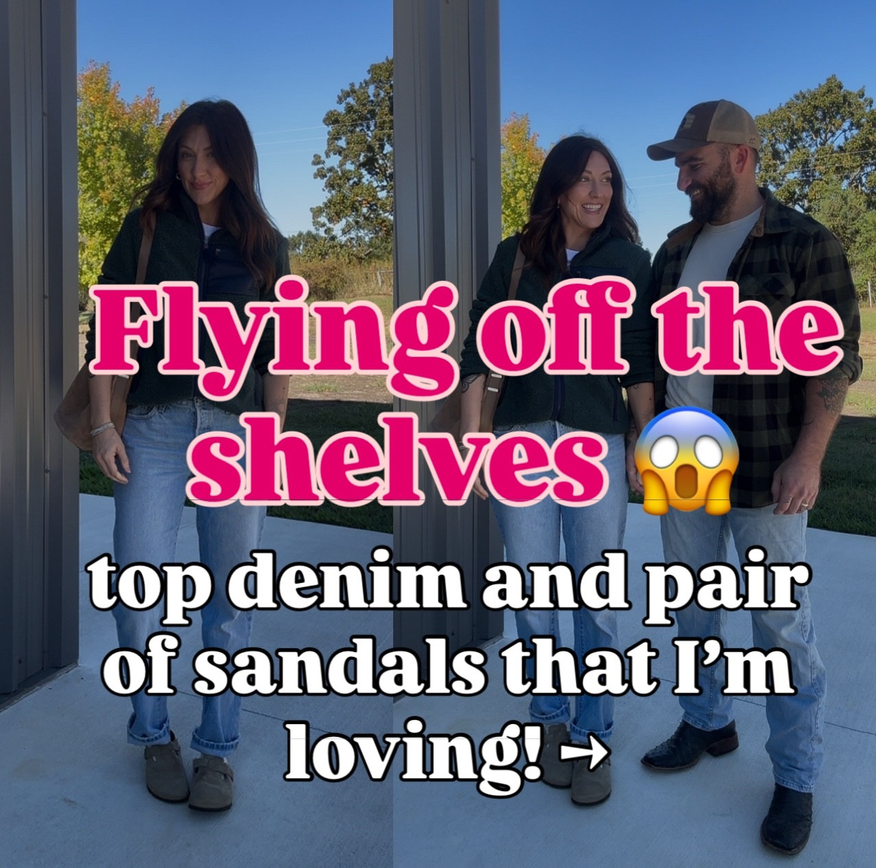 🌟wearing 27” regular for the jeans and small tops. The brand of sandals fit true to size 


These jeans and sandals are the top fan favorites right now and going so fast. I already know those sandals will disappear a few times before spring and hopefully they end up with a restock. And that built in bra tank comes in more colors!!

#LTKOver40 #LTKootd