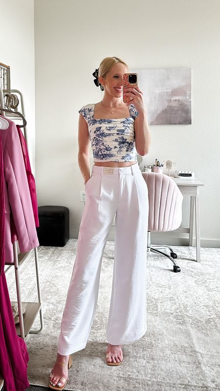 Abercrombie wedding collection new arrivals 💍🤍 

I ordered these white wide leg linen pants and blue and white crop top for our honeymoon! 🏝️ Size 24 regular in pants (I’m 5’6”) and an XS in the top. If you’re between sizes, size down in the wide leg pants.

I’ll share some more of my favorites from the A&F wedding collection below! They have white dresses for brides, bachelorette party dresses, wedding guest dresses and more! 

Bride outfit, bridal outfits, bachelorette party outfit bride, bride dresses, white dresses bride, Charleston outfit, bachelorette outfit bride, vacation outfit, white pants, white linen pants, wide leg pants white, Abercrombie trousers, wide leg trousers, honeymoon outfits

#LTKfindsunder100 #LTKwedding #LTKstyletip