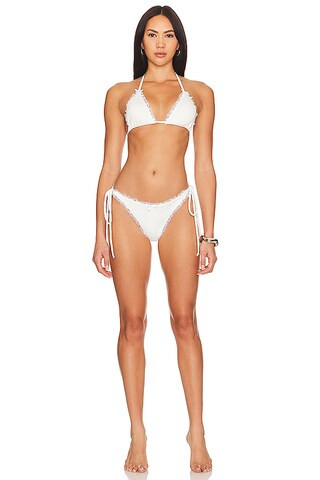 Bella Venice The Bb Bikini Set in White from Revolve.com | Revolve Clothing (Global)