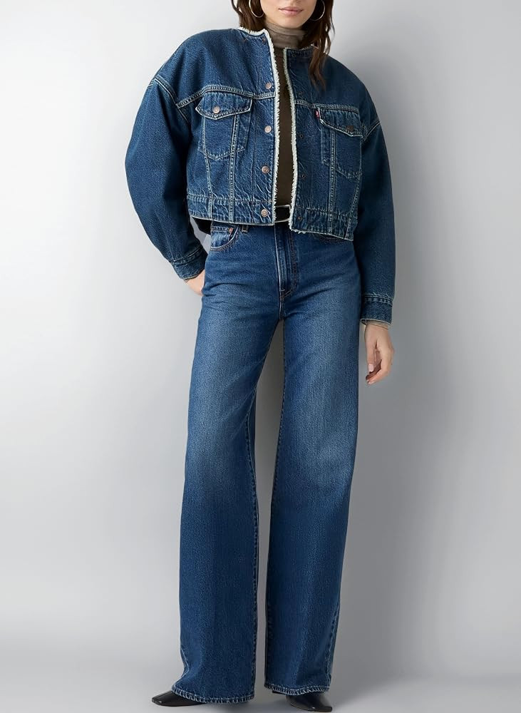 Levi's Women's Ribcage Wide Leg Jeans | Amazon (UK)