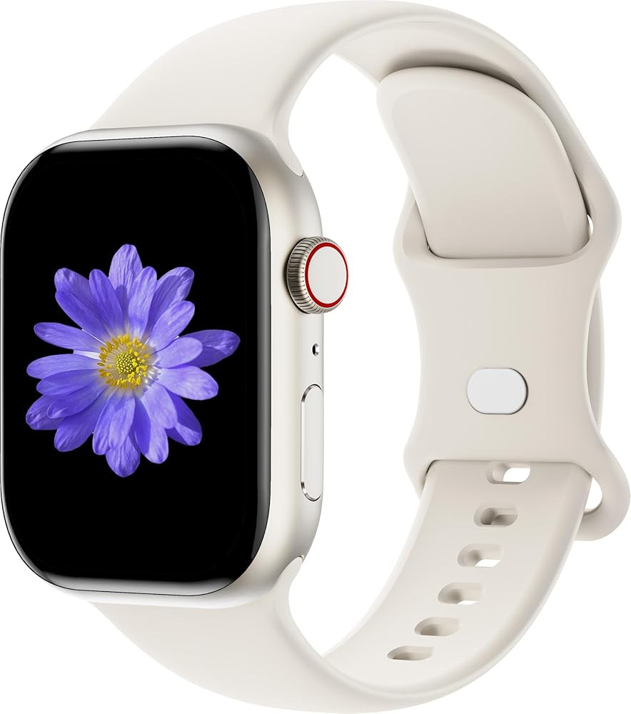 Sport Bands Compatible with Apple Watch 42mm 44mm 45mm 46mm 41mm 38mm 40mm 49mm for Women Men, So... | Amazon (US)