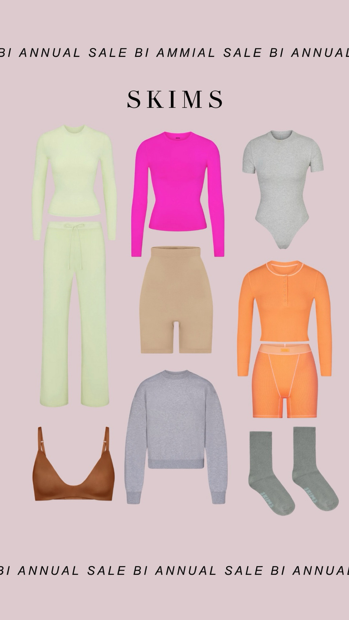 Skims Bi-annual sale happening now!! So many cute and comfy styles and colors! 💜

#LTKStyleTip #LTKHome #LTKSummerSales