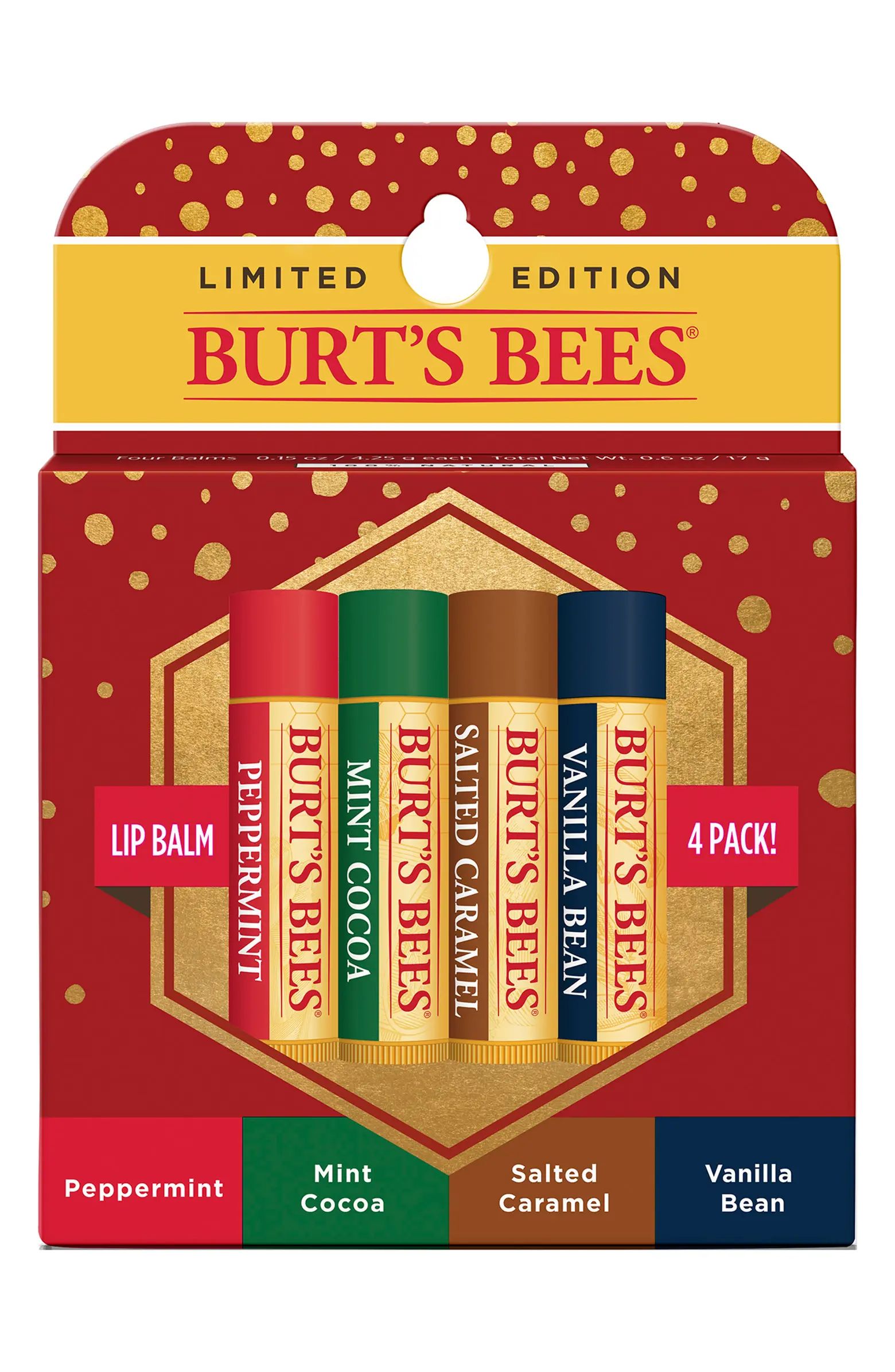 Burt's Bees Holiday Lip Care Gift Set | Nordstrom Rack