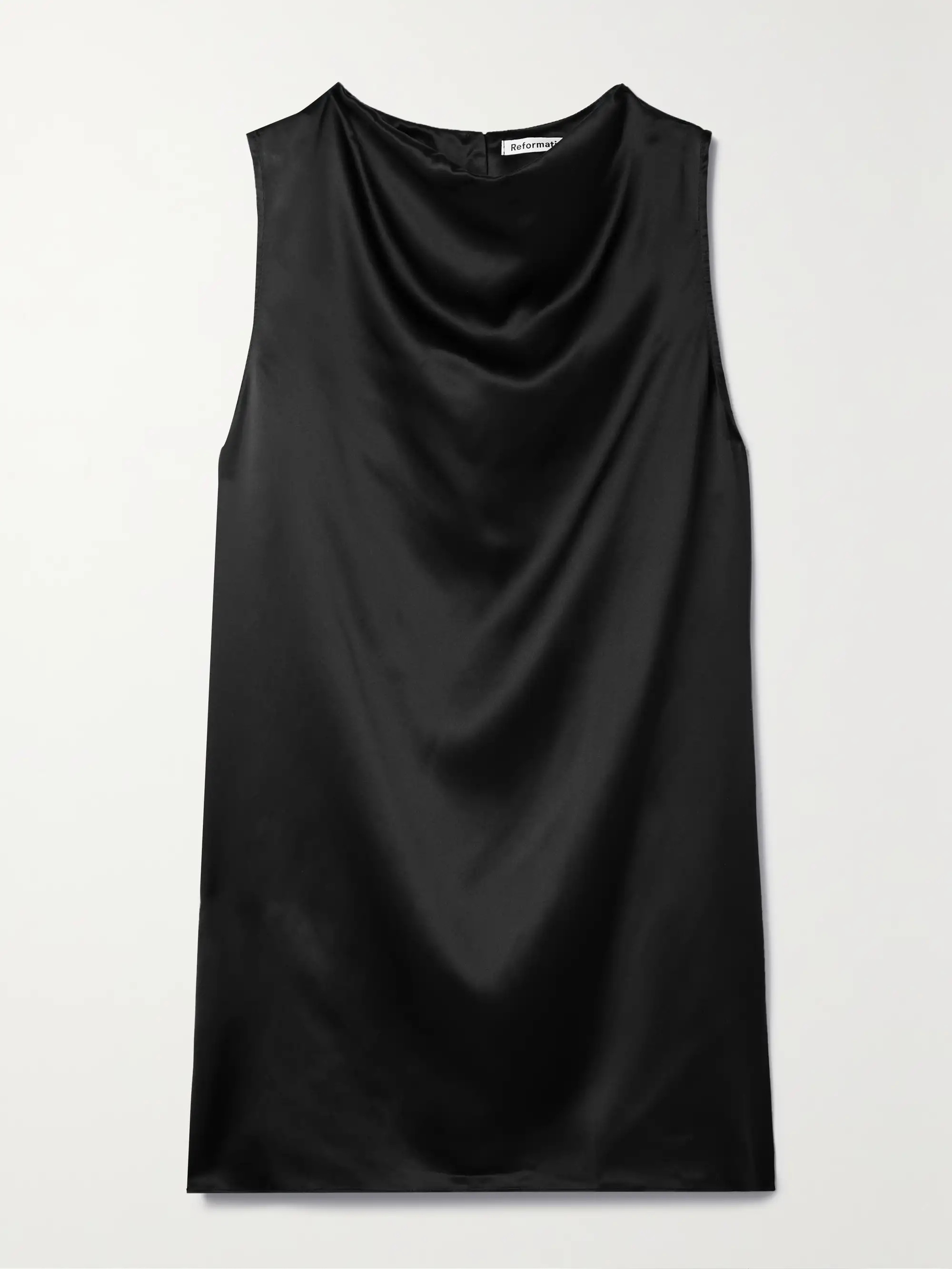 Serina draped silk-satin mini dress | NET-A-PORTER (US)