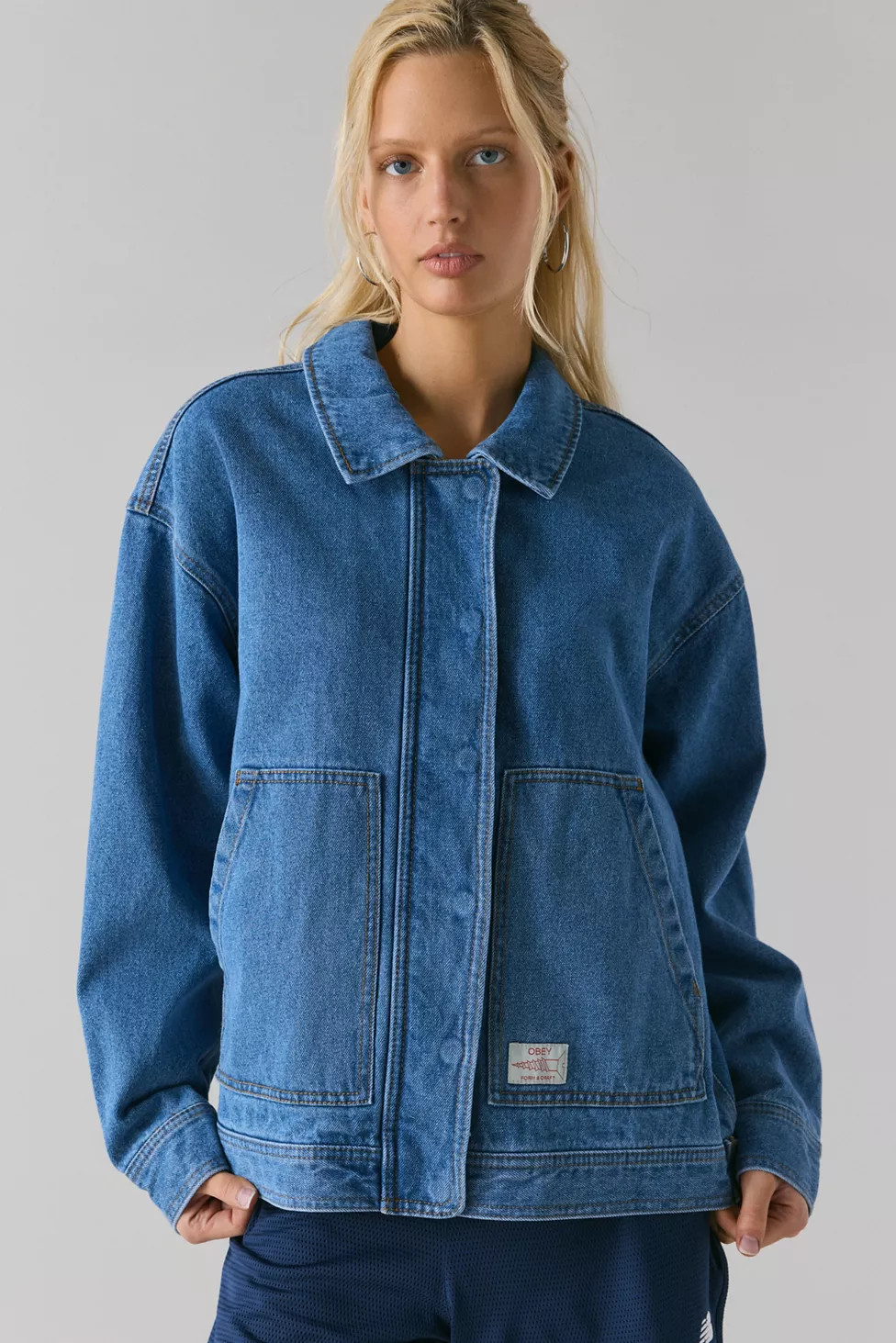 OBEY Sybil Denim Dad Jacket | Urban Outfitters (US and RoW)