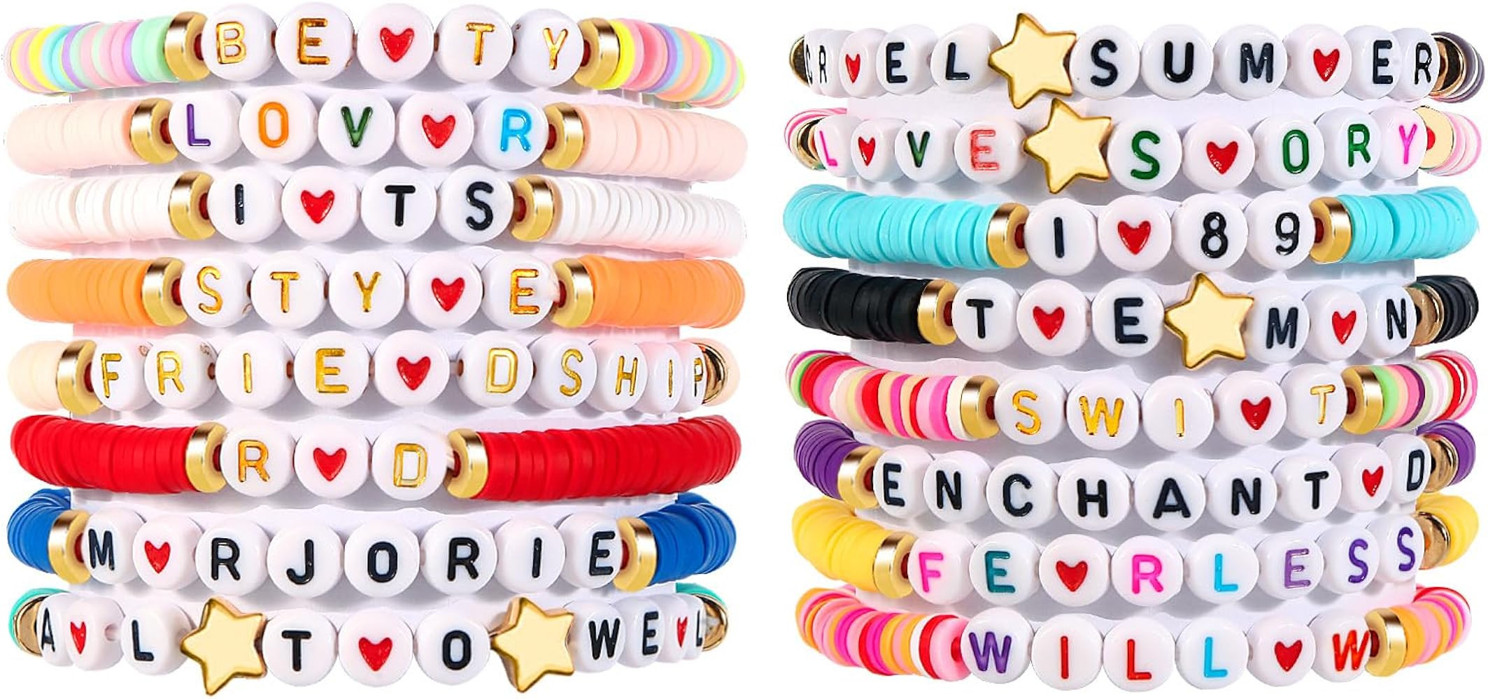 Clay Bead Friendship Bracelets Bulk for Women | Amazon (US)