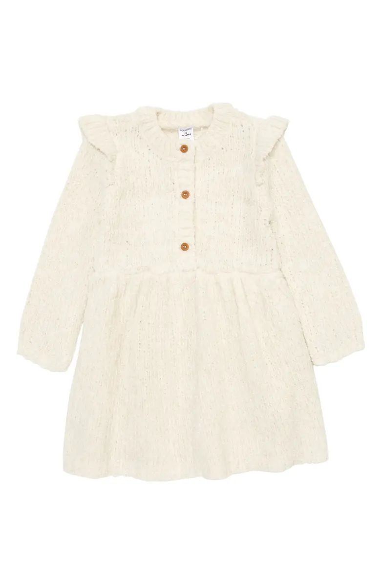 Cozy Sparkle Long Sleeve Knit Dress | Nordstrom