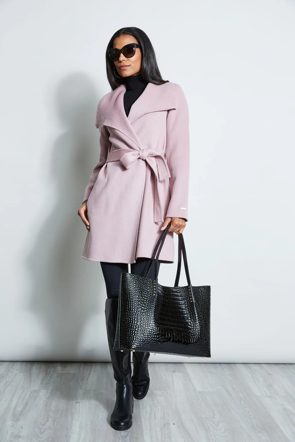 Tahari Ella Double Face Wool Coat | Elie Tahari