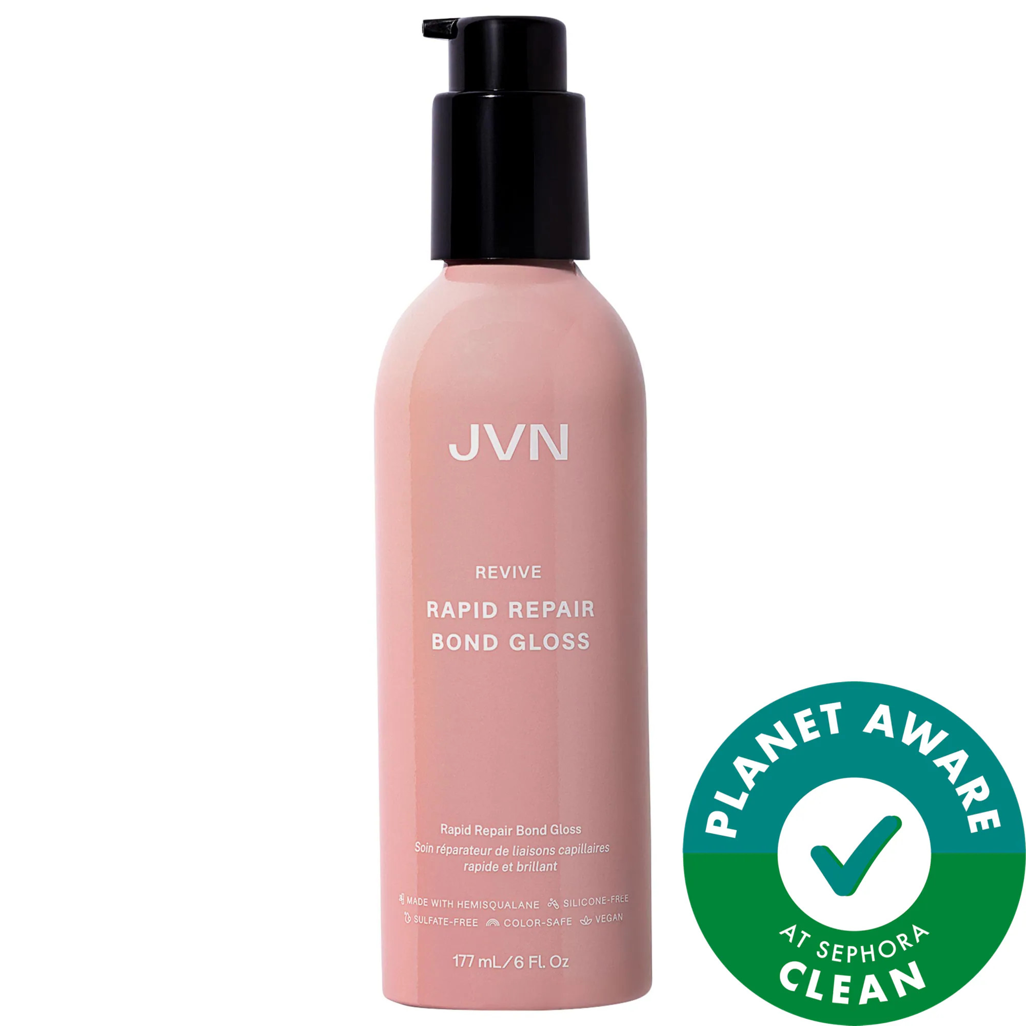 JVN Revive Rapid Repair Bond Gloss Shine & Damaged Hair Treatment Mask 6 oz / 177 mL 6 oz / 177 mL | Sephora (CA)