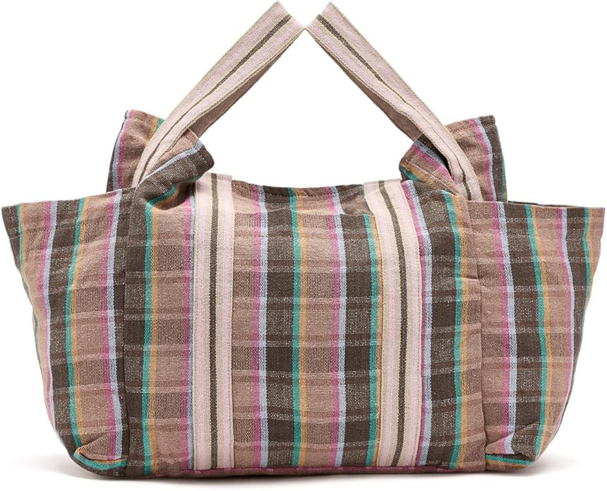 Amazon.com: Free People, Womens, Oksana Multi Print Tote, Cream Mix, One Size : Clothing, Shoes &... | Amazon (US)