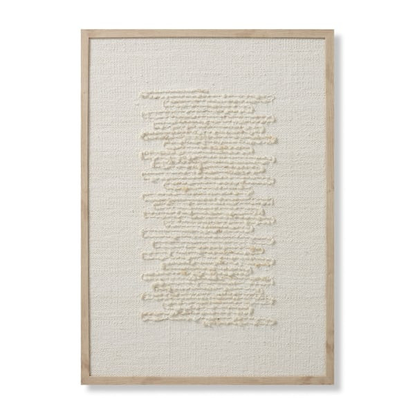 Mendocino Wall Art Beige/Ivory | Rugs Direct