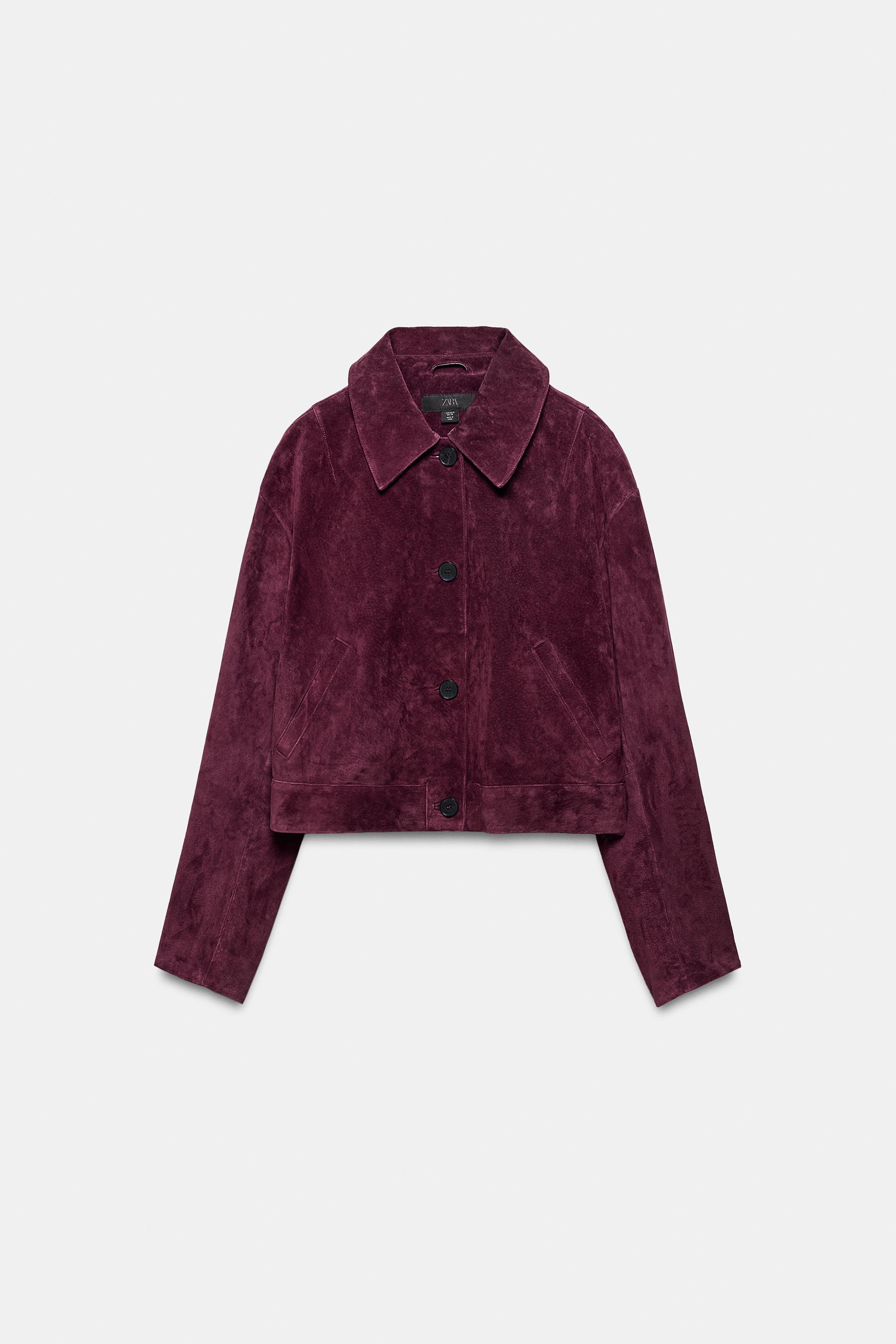 SUEDE 100% LEREN JACK | Zara US