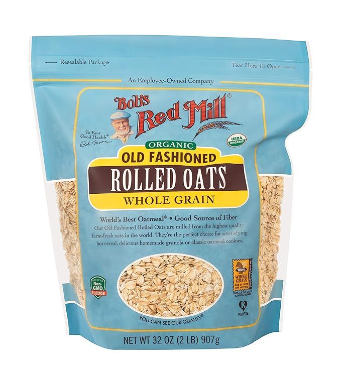 Bob's Red Mill Organic Old Fashioned Rolled Oats, 32-ounce (Pack of 4) | Amazon (US)