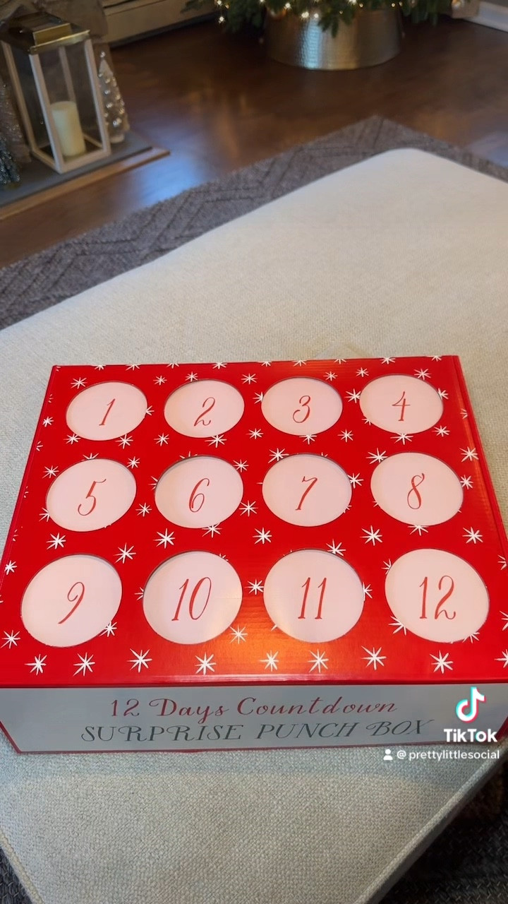 Such a fun way to countdown to Christmas with this countdown punch box! 

#LTKHoliday #LTKSeasonal #LTKGiftGuide