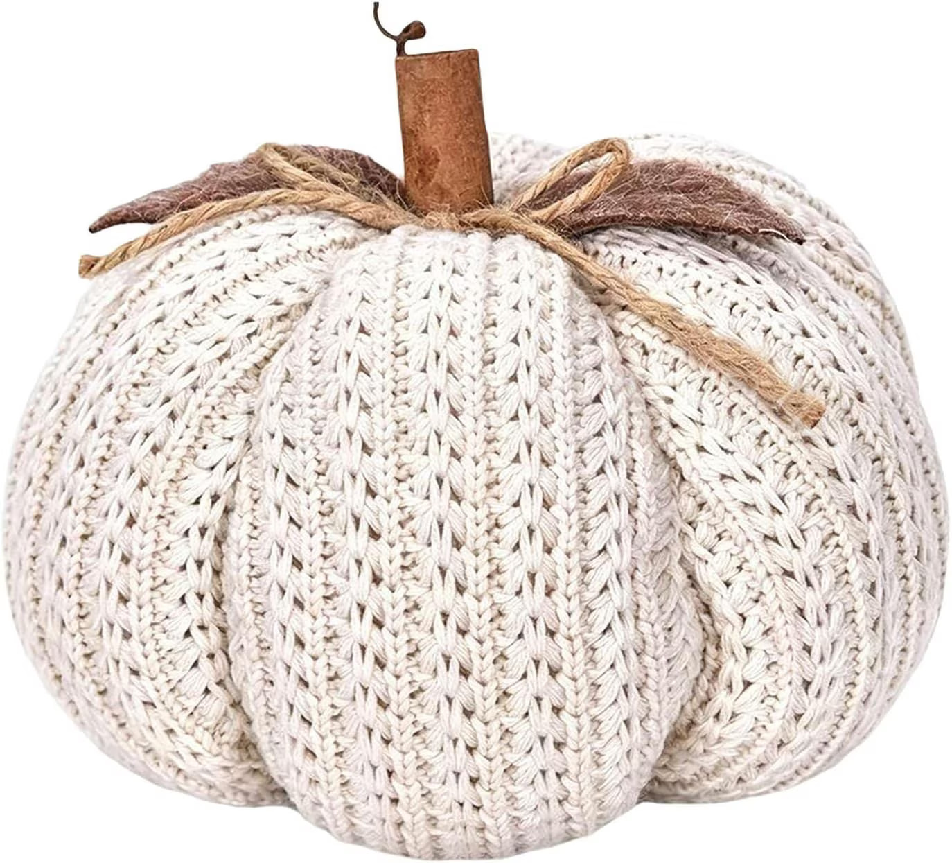 Knitted Pumpkin Decor, Fall Harvest Crochet Pumpkins, Cute Knit Pumpkin Ornaments for Halloween Thanksgiving Home Decor, Fall Room Mantel Table Decoration | Walmart (US)