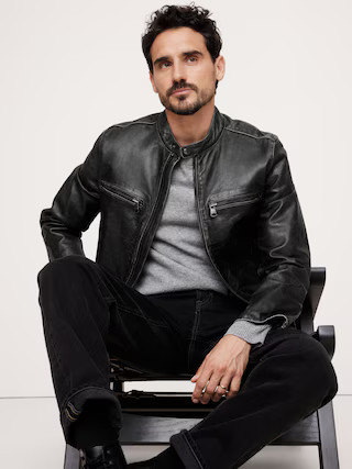 Leather Biker Jacket | Banana Republic | Banana Republic (US)