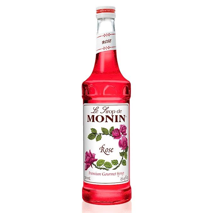 Monin - Rose Syrup, Elegant and Subtle, Great for Cocktails, Mocktails, and Soda, Gluten-Free, No... | Amazon (US)