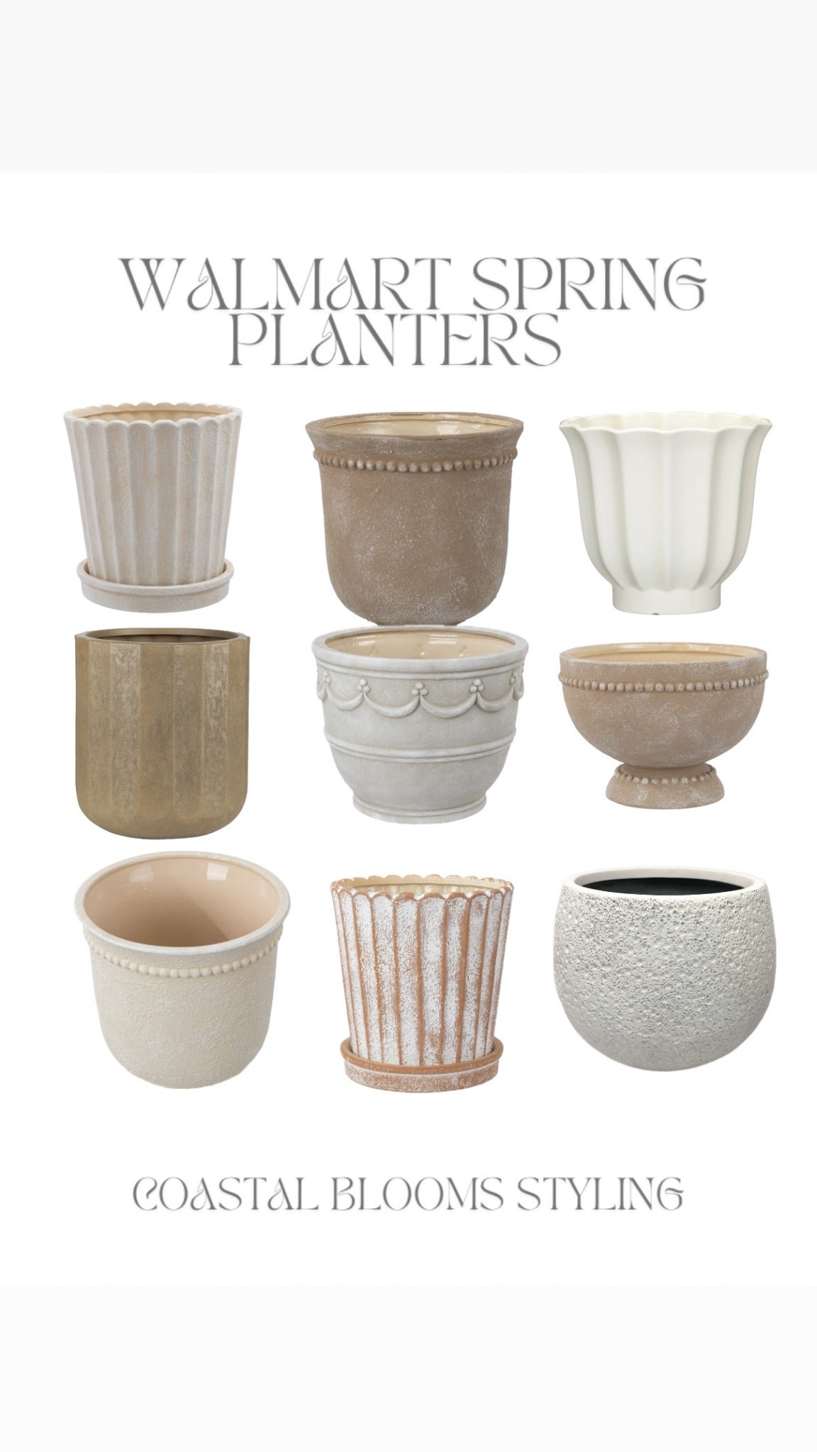 Don’t sleep on these cute spring planters from Walmart. They look like Pottery Barn, only much more affordable! 

#LTKHome #LTKSeasonal #LTKSpringSale