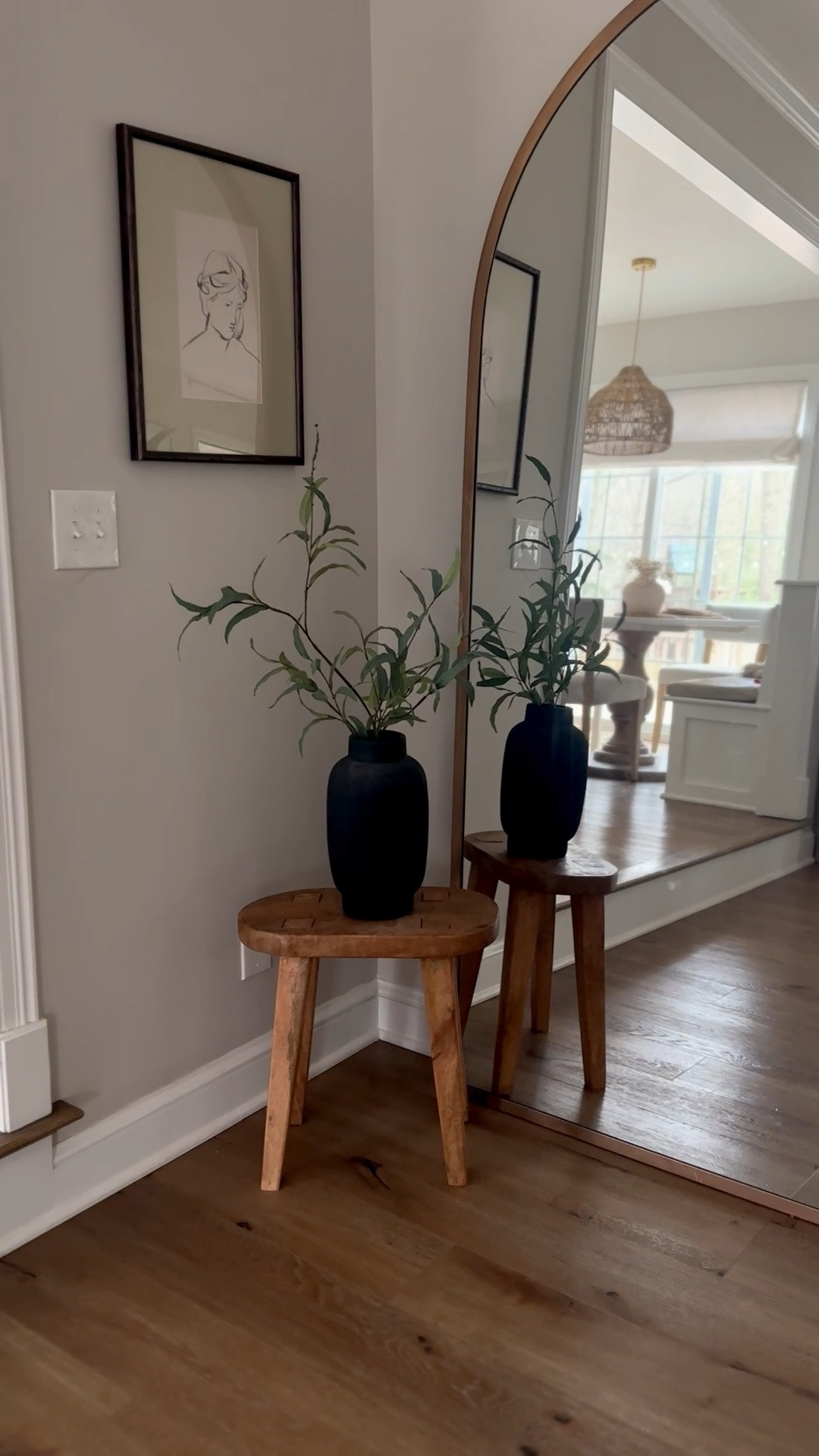 Shop one of my favorite corners in my home! This stool is so versatile and I love it paired with this statement vase + stems. If some items are out of stock, I linked great alternatives! 

#LTKHome