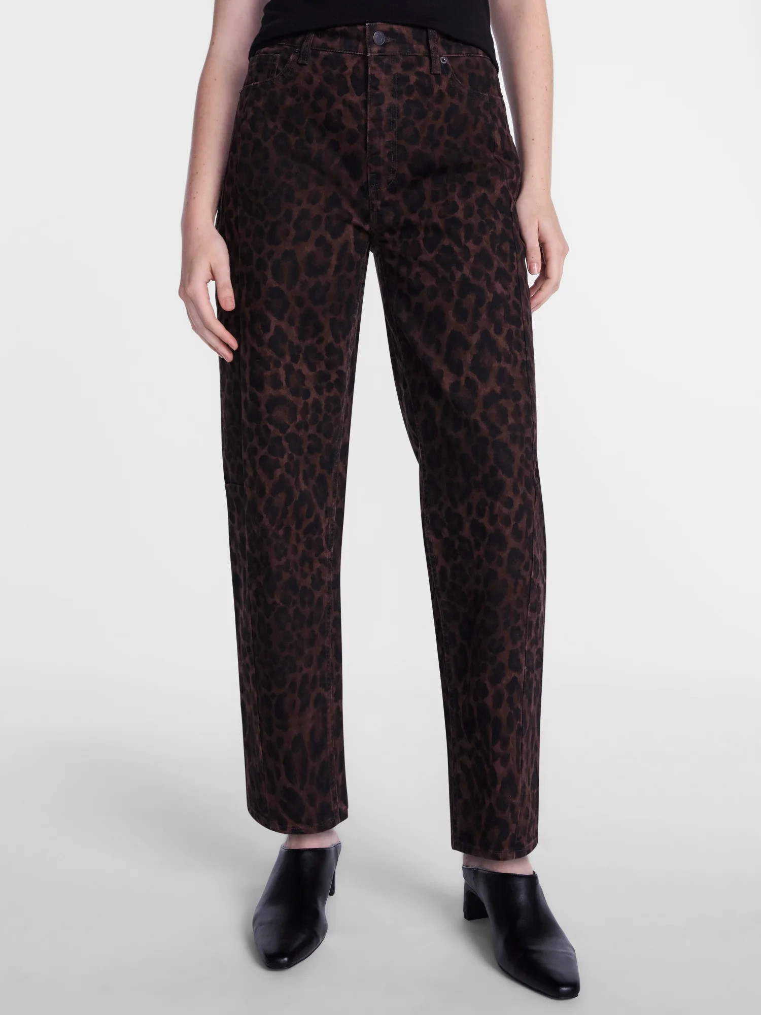 Scenario Women's and Women's Plus High Rise Barrel Jeans, 28" Inseam, Sizes 0-28W | Walmart (US)