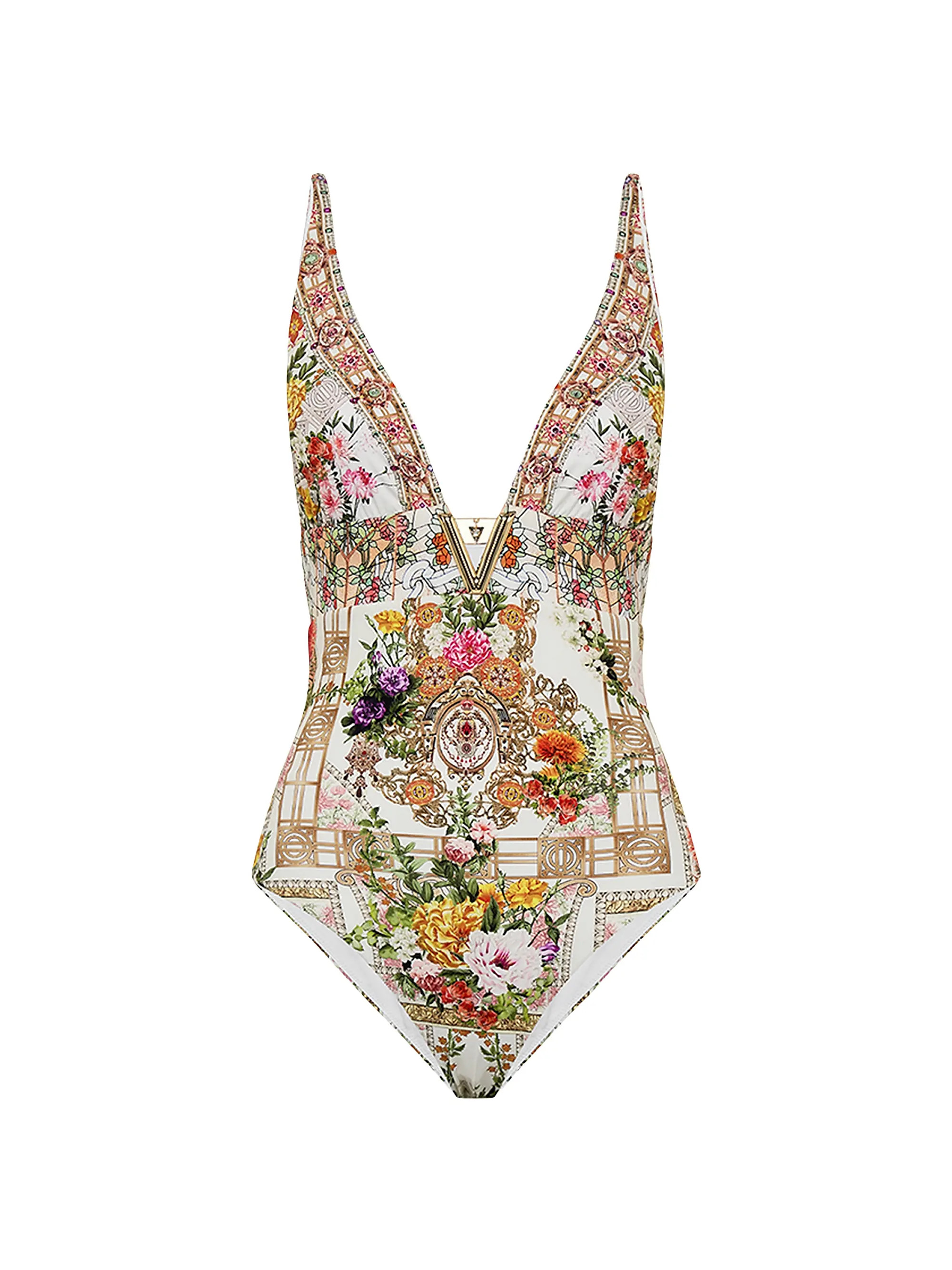 Camilla Egyptian Rose One-Piece Swimsuit | Saks Fifth Avenue | Saks Fifth Avenue