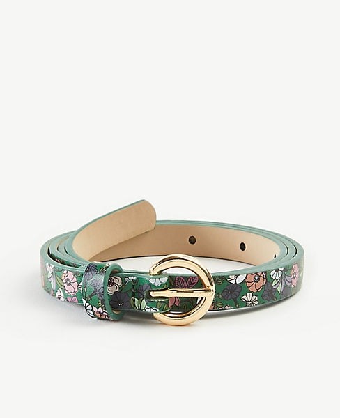 Floral Skinny Belt | Ann Taylor (US)