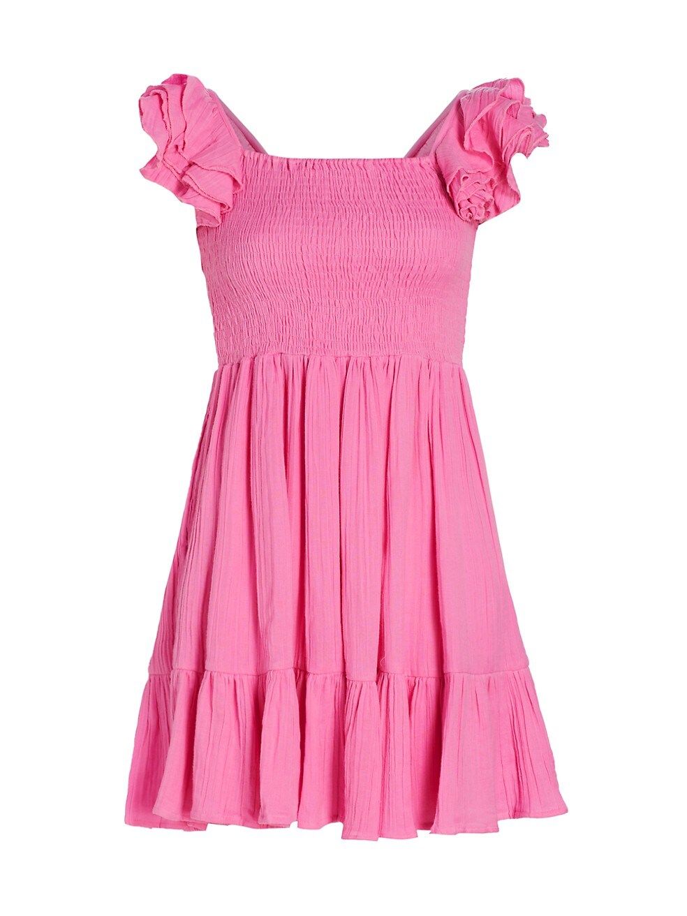 Bea Cotton Gauze Mini Dress | Saks Fifth Avenue