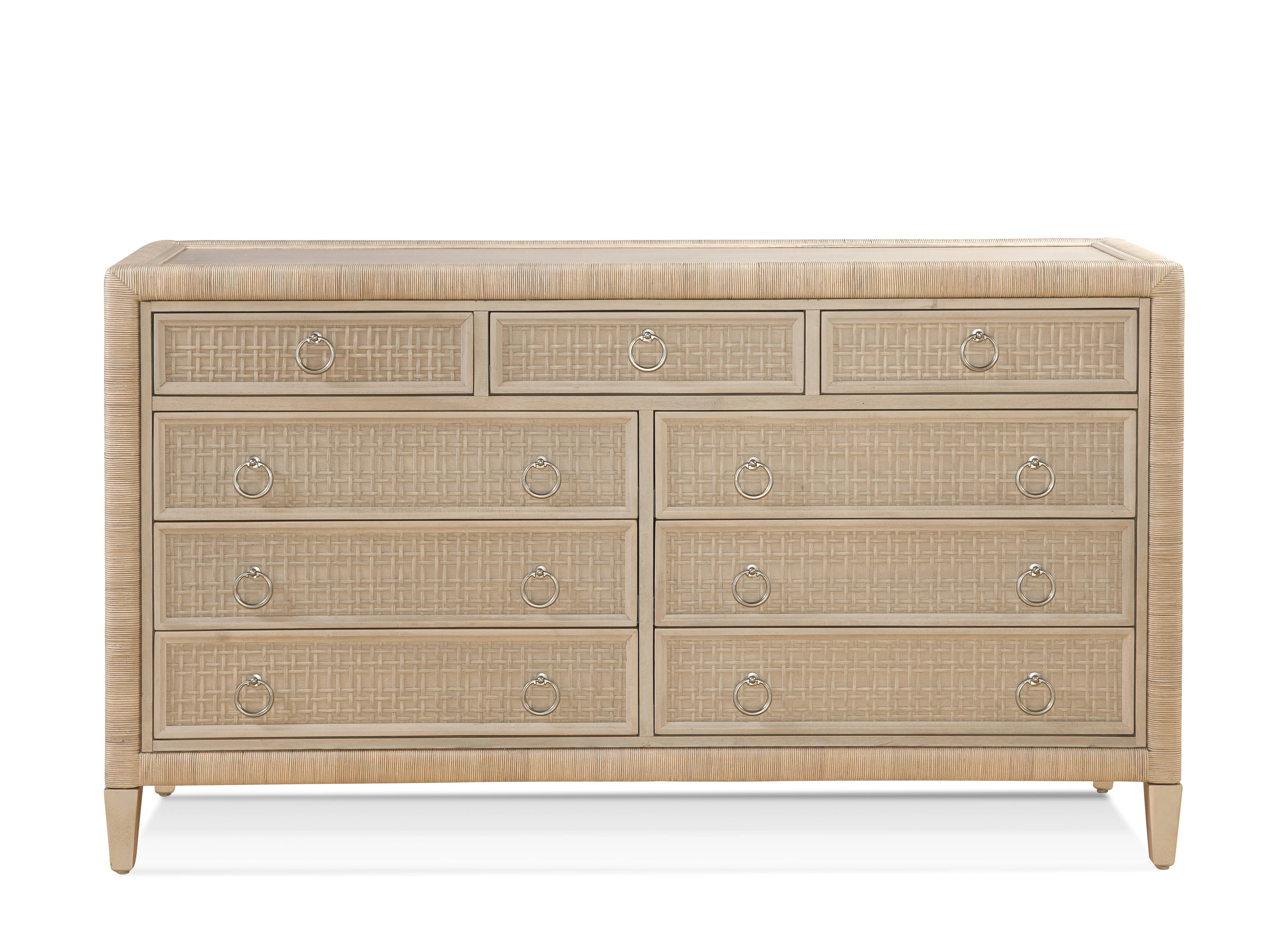 Monterey 9 Drawer Wicker Dresser | Wayfair North America