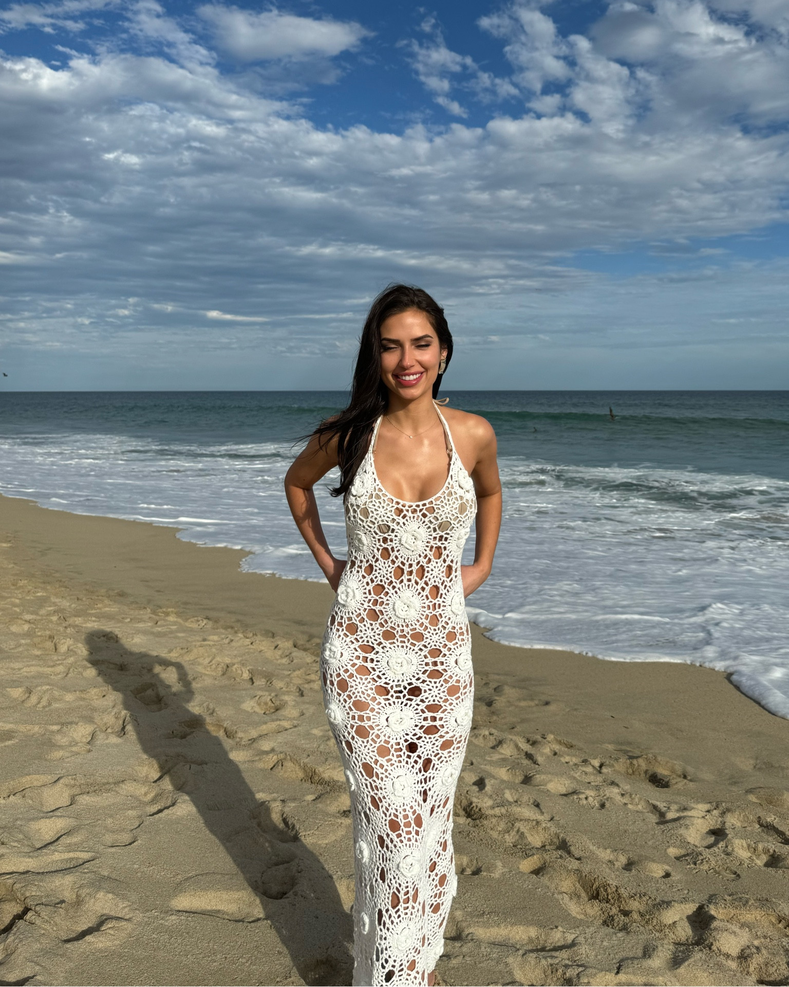 crochet dress for my birthday dinner in cabo🤍

#LTKstyletip #LTKtravel #LTKfindsunder100