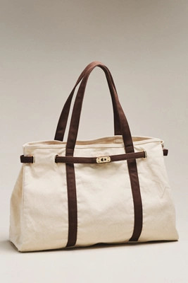 Oversized Canvas Slouchy Tote | Anthropologie (US)