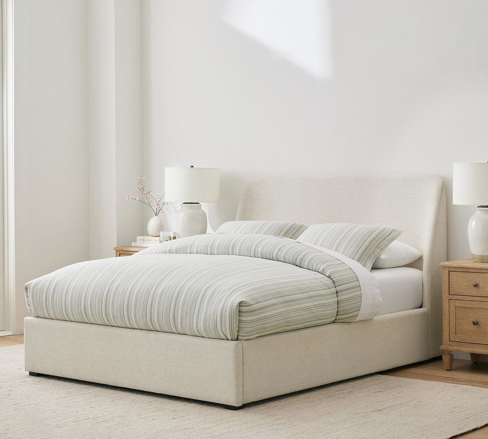 Layton  Upholstered Bed | Pottery Barn (US)