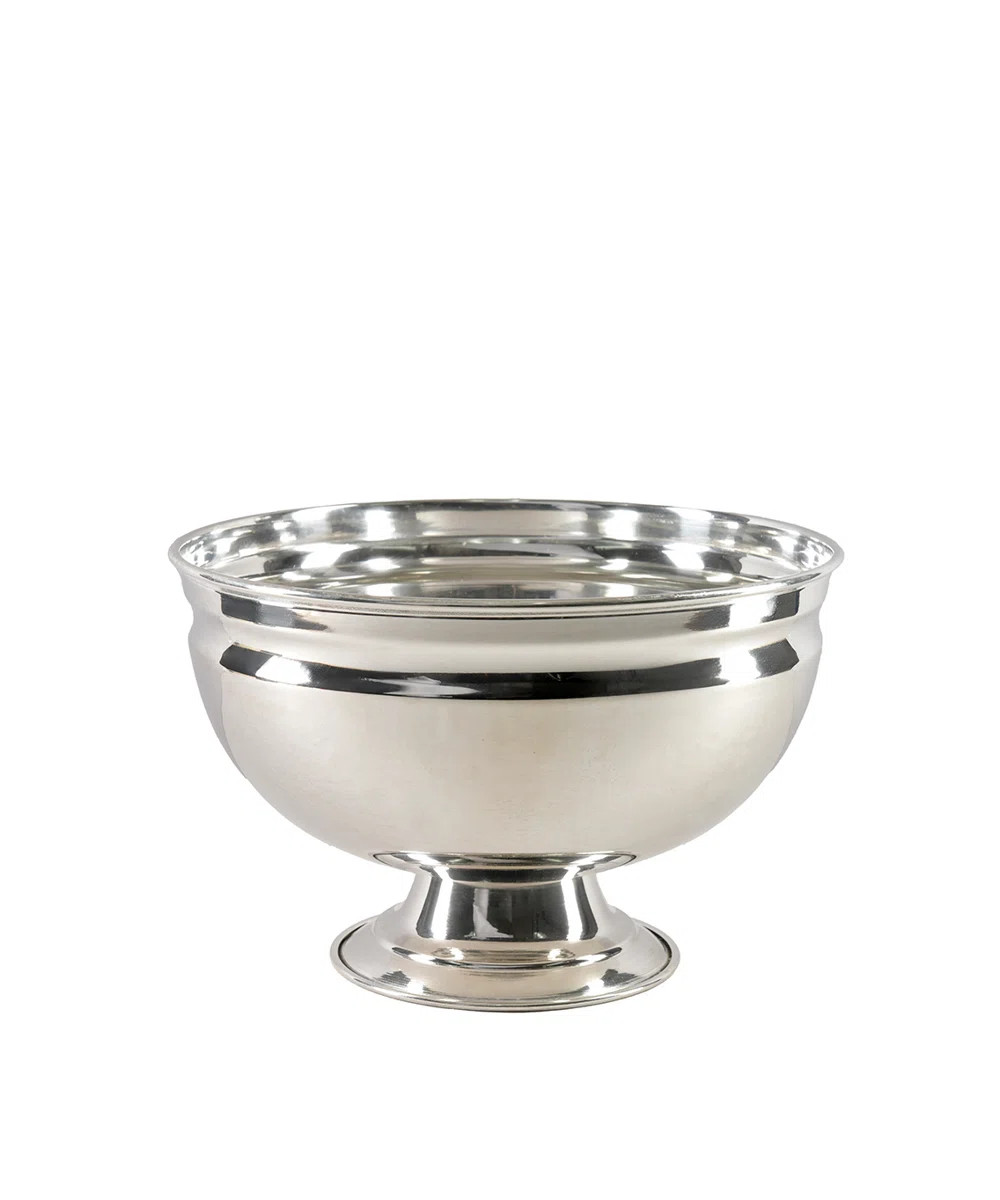 Wrought Studio™ Silver Pedestal Bowl – Elegant Decorative Centerpiece For Weddings, Events, F... | Wayfair North America