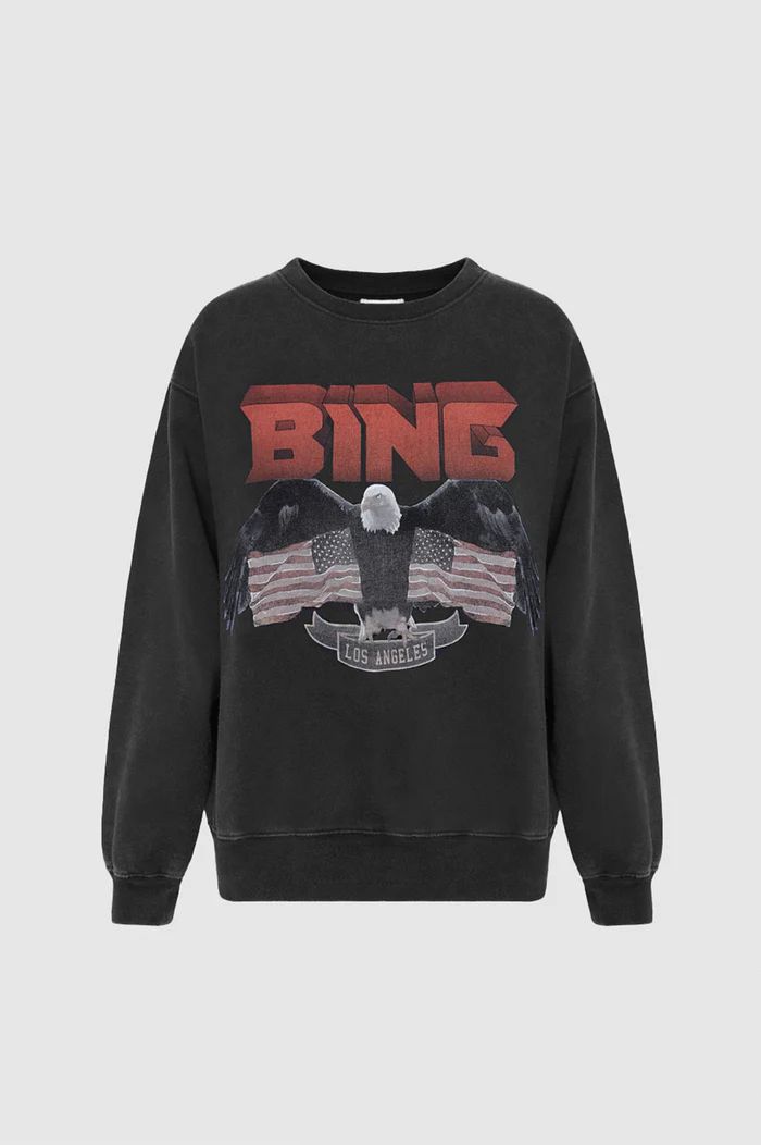 Vintage Bing Sweatshirt - Black | ANINE BING