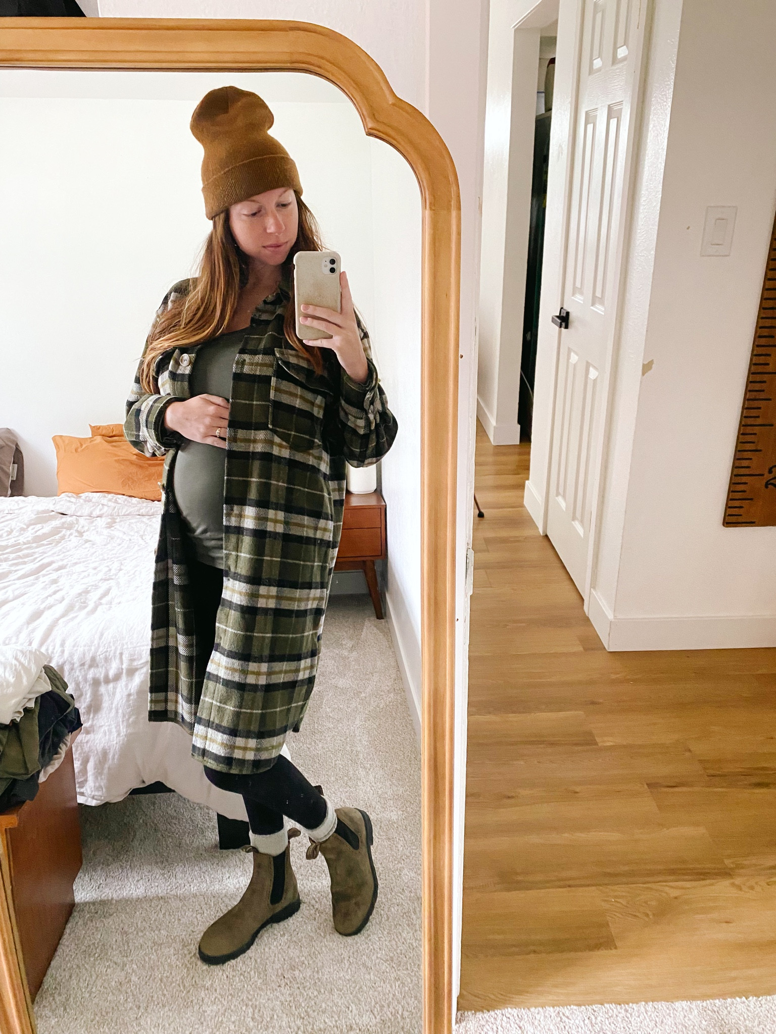 Fall maternity outfit idea 

#LTKbump #LTKfindsunder100 #LTKSeasonal