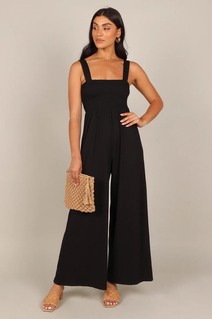 Kippa Stretch Jumpsuit - Black | Petal & Pup (US)