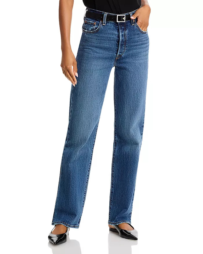 Levi's Ribcage High Rise Straight Jeans in Valley View Back to results -  Women - Bloomingdale's | Bloomingdale's (US)