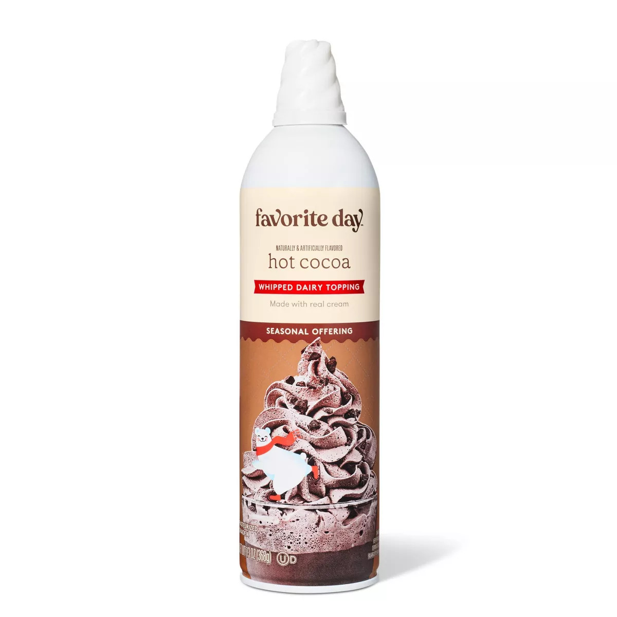 Holiday Hot Cocoa Whipped Dairy Topping - 13oz - Favorite Day™ | Target