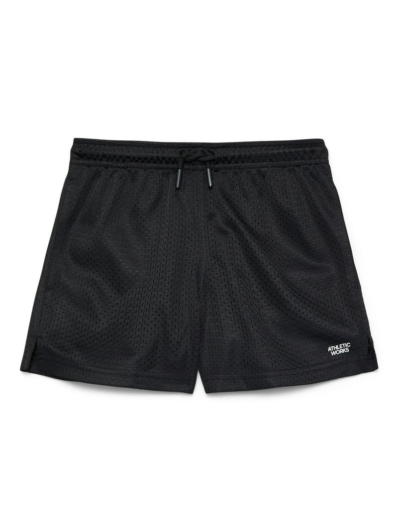 Athletic Works Boys Performance Mesh Shorts, Sizes 4-16 | Walmart (US)