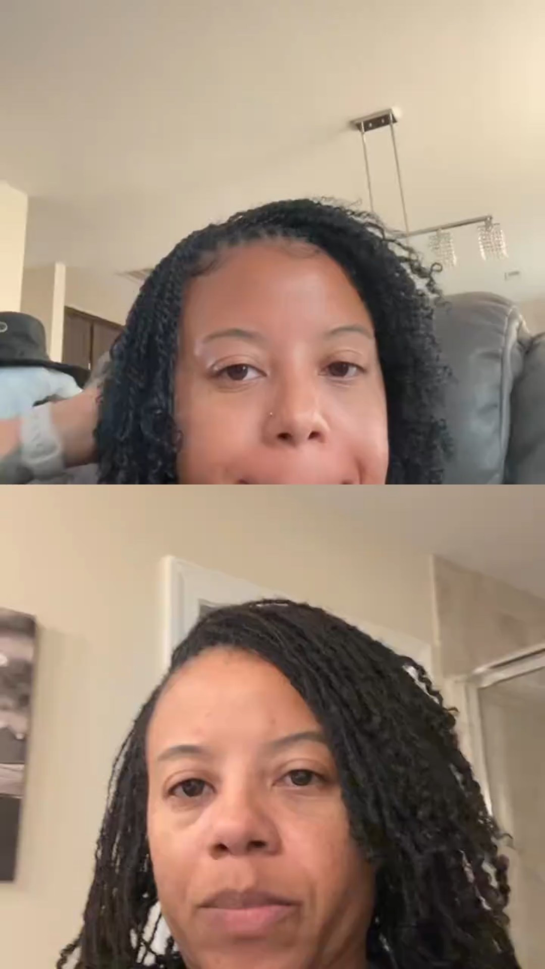 From 2 weeks to 2 years. It has been quite the journey. From a short plucked bird, to a maturing shoulder-length Queen. #locjourney #microlocs #microlocsjourney #embracingthejourney 

#LTKBeauty #LTKstorytime #LTKselfcare