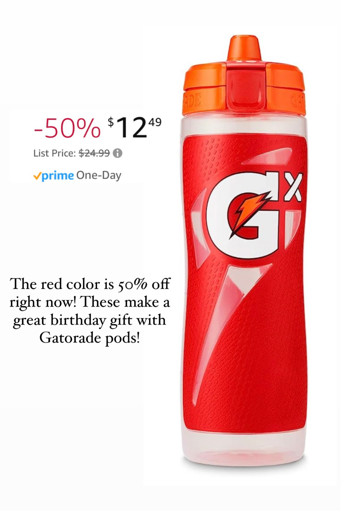50% off the red color right now! We love giving these as a gift with some Gatorade pods and a nerf football! 

#LTKSummerSales #LTKSaleAlert #LTKActive