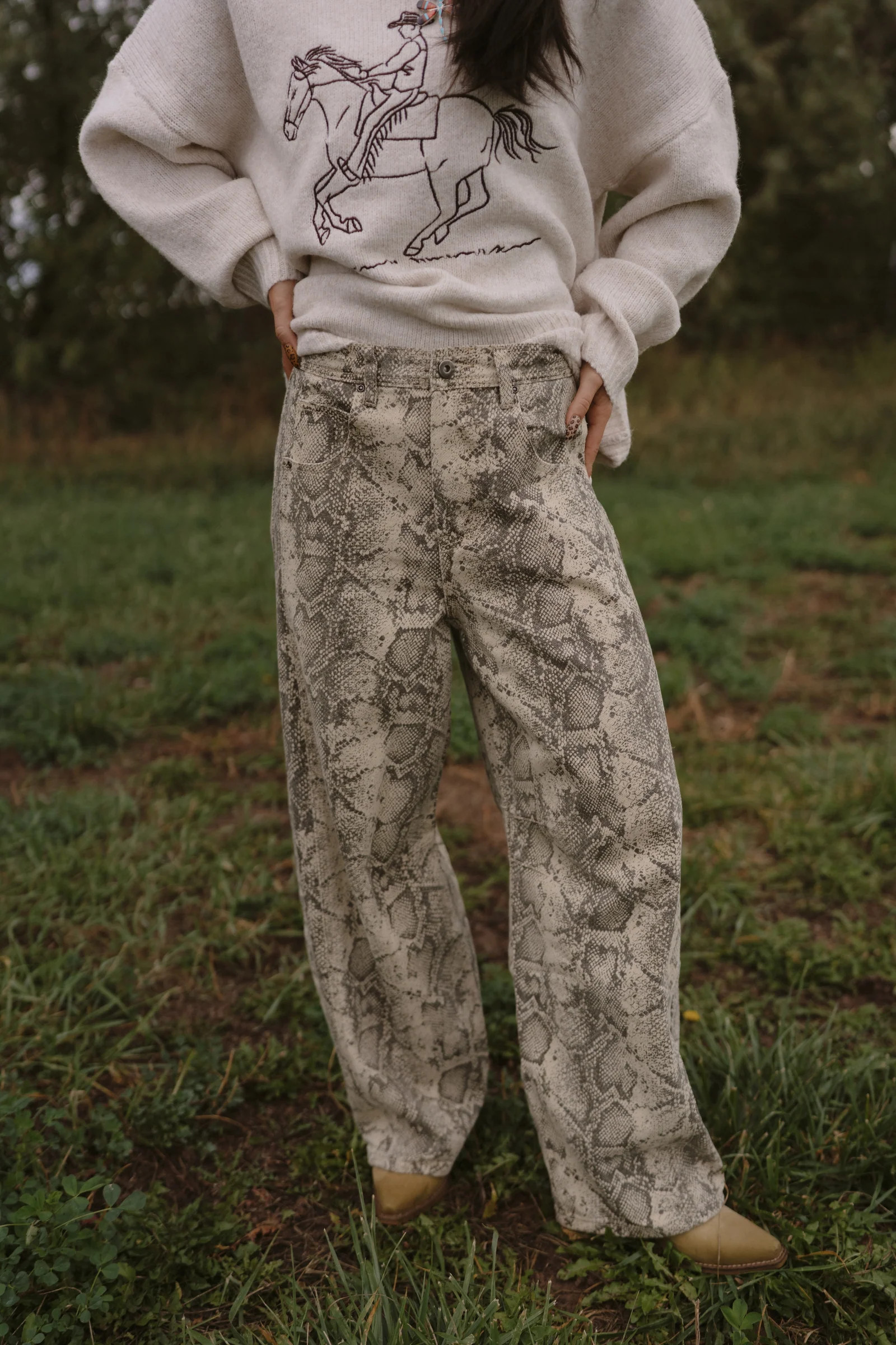 Snake Barrel Jeans | Goldie Lew Jewelry, LLC